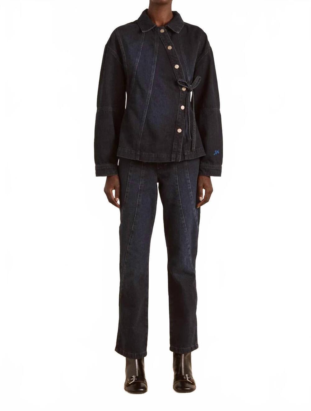 NEW DAMSON MADDER juli wavy seam jeans in blue